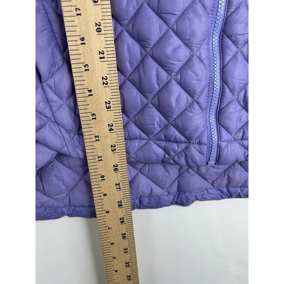 Athleta Women’s 1X Whisper Featherless Quilted Puffer Jacket Light Purple - Picture 4 of 16